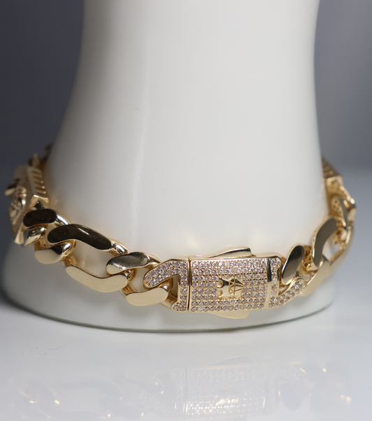 Monaco Bracalet 14kt Gold