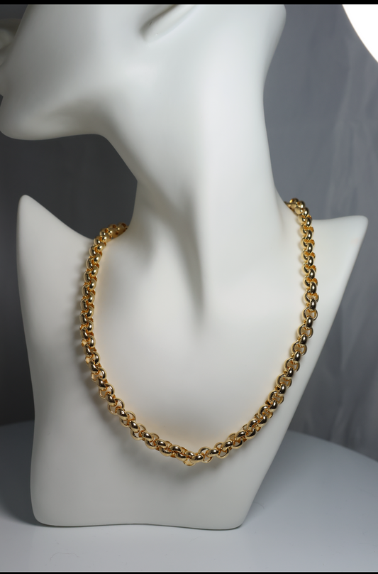 Rolo Link Chain 14k